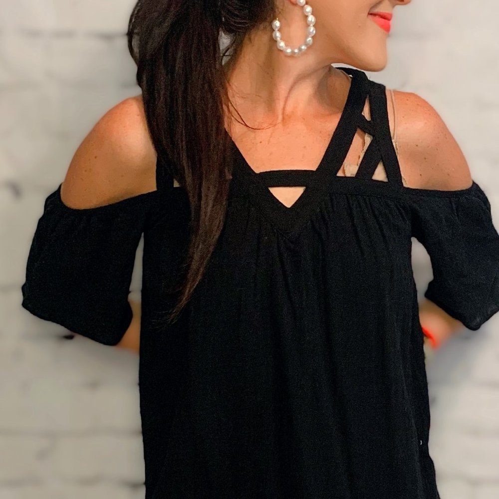 Flowy Shoulder Top